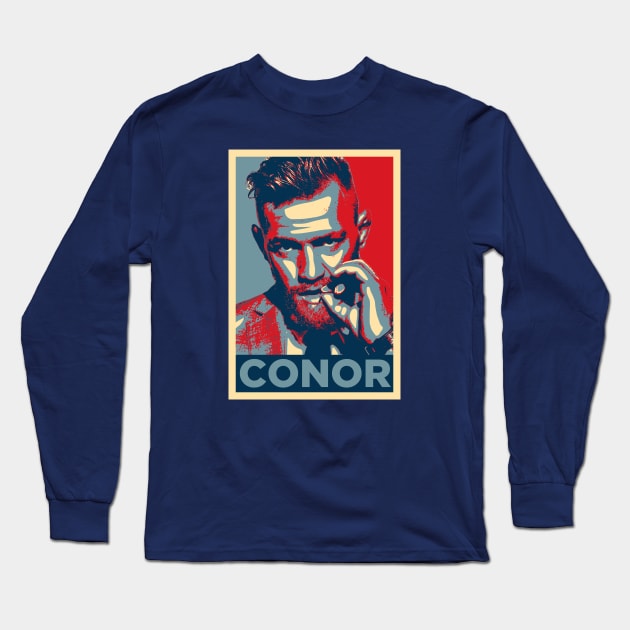 Conor McGregor Hope Poster Long Sleeve T-Shirt by MMAMerch